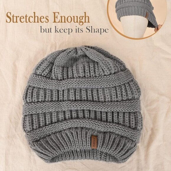 Women\'s Knit Slouchy Beanie Hat Warm Winter Cap Casual Outdoor Wear main image 6